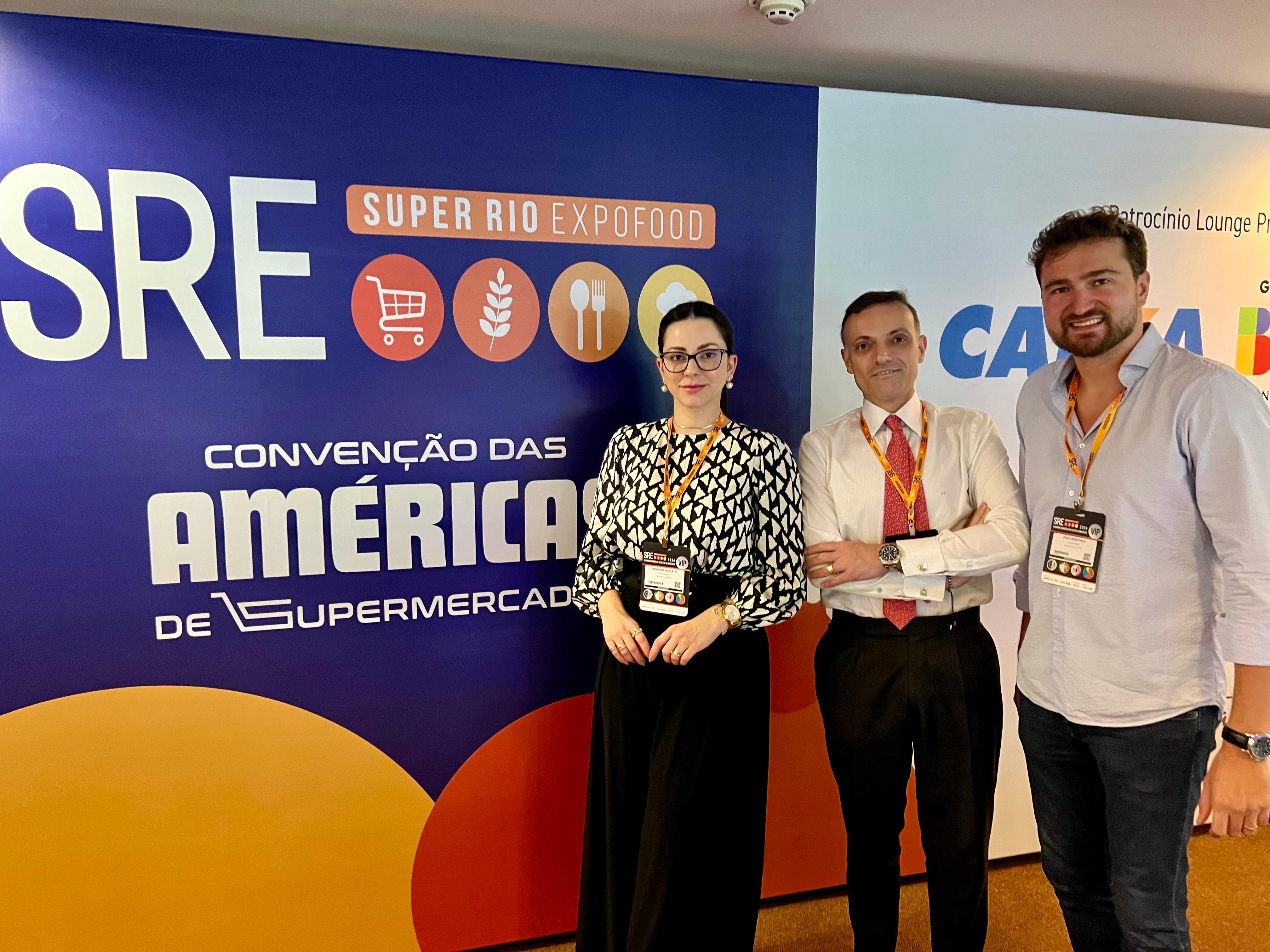 Alexandre e Fernanda Nicoletti no Super Rio Expofood